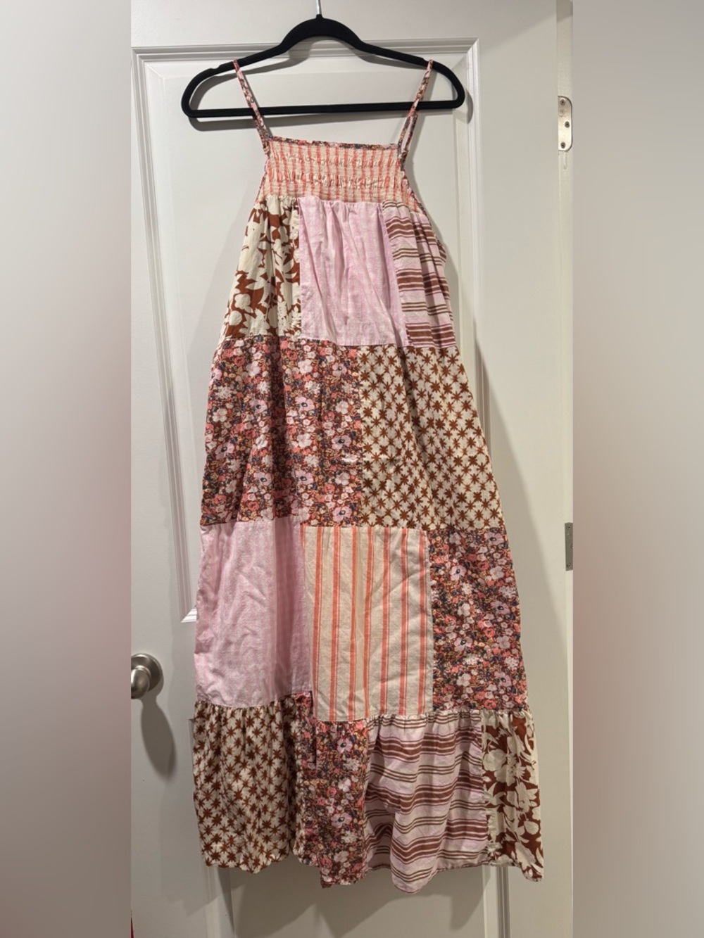Universal Thread Patchwork Floral Sleeveless Maxi Cottagecore Boho Dress - Picture 3 of 5